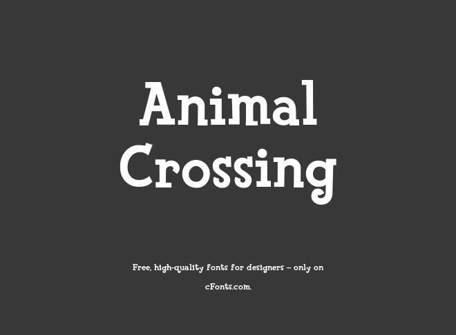 Animal Crossing Font
