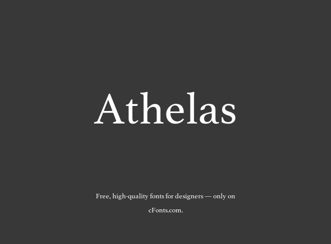 Athelas Font