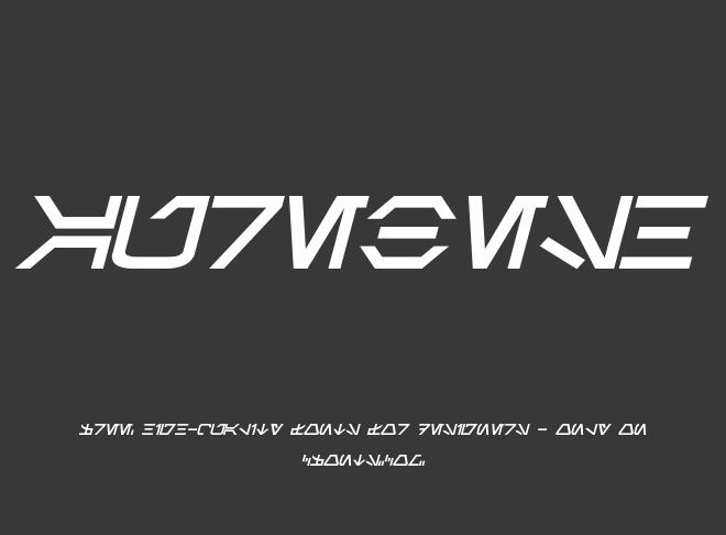 Aurebesh Font