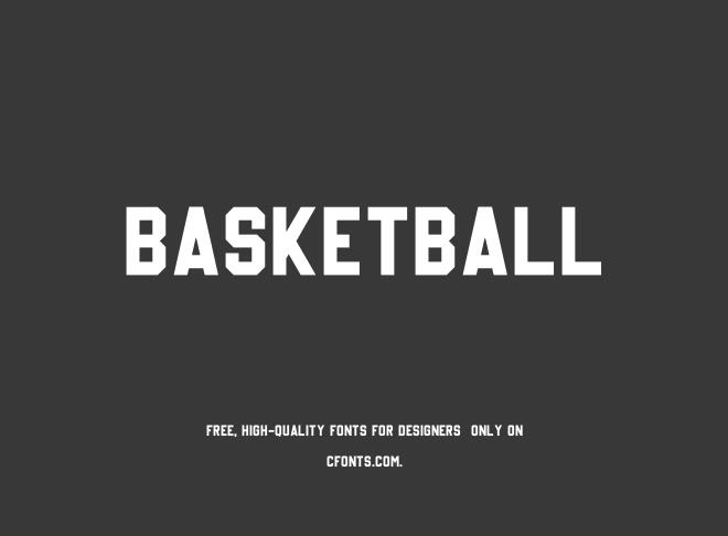 Basketball Font