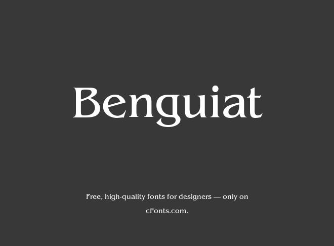 Benguiat Font