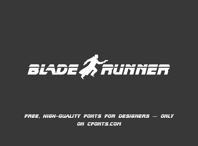Blade Runner Font