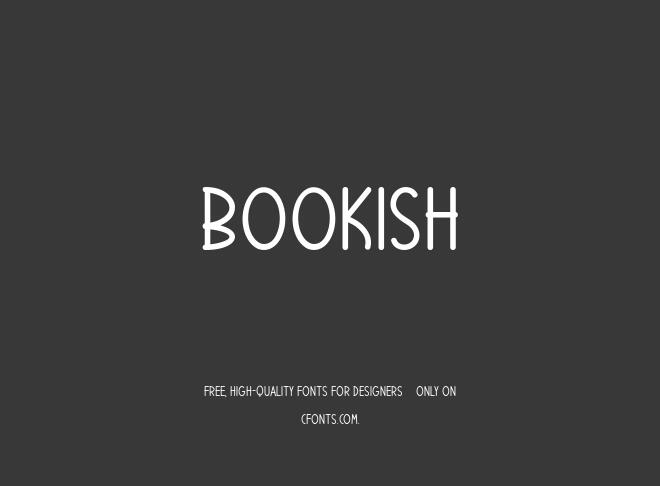 Bookish Font