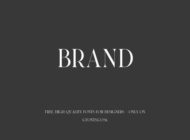 Brand Font