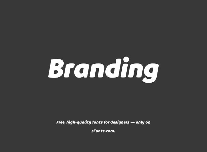 Branding Font