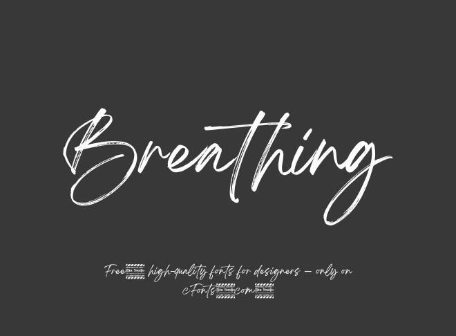 Breathing Font