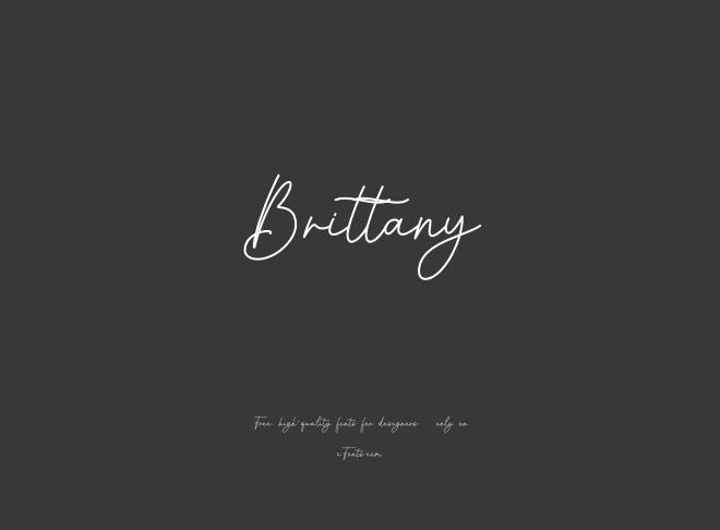 Brittany Font