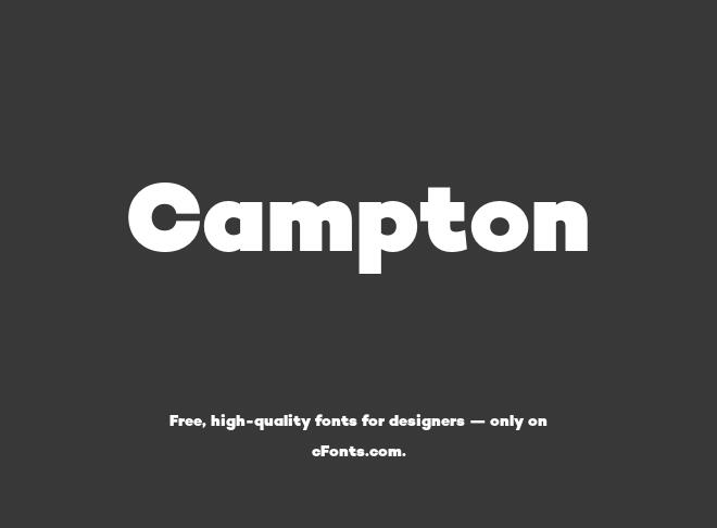 Campton Font