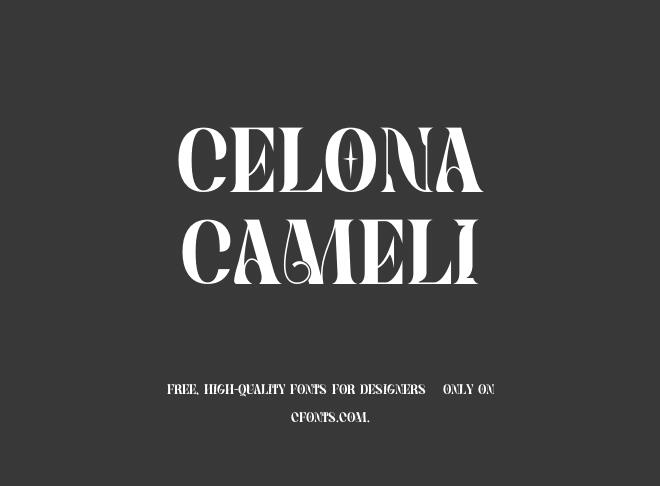 Celona Cameli Font