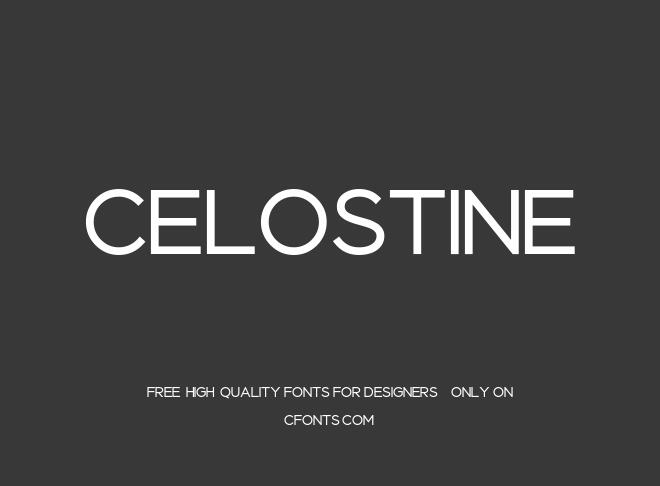 Celostine Font