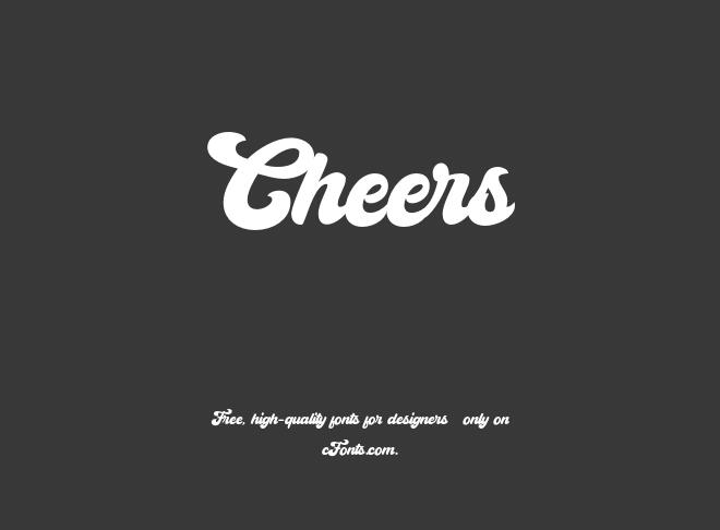 Cheers Font