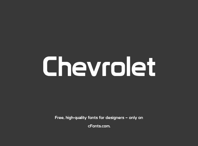 Chevrolet Font