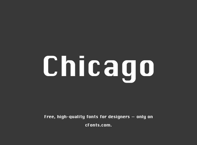 Chicago Font