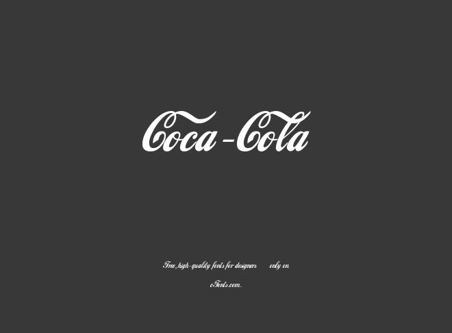 Coca-Cola Font Family