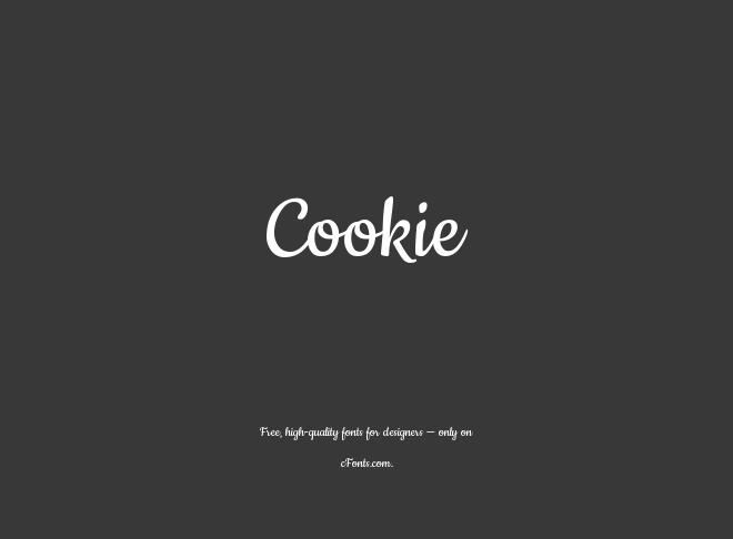Cookie Font