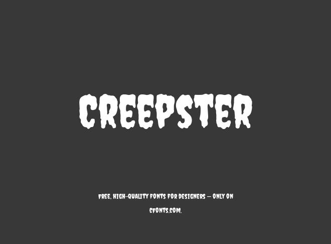 Creepster Font