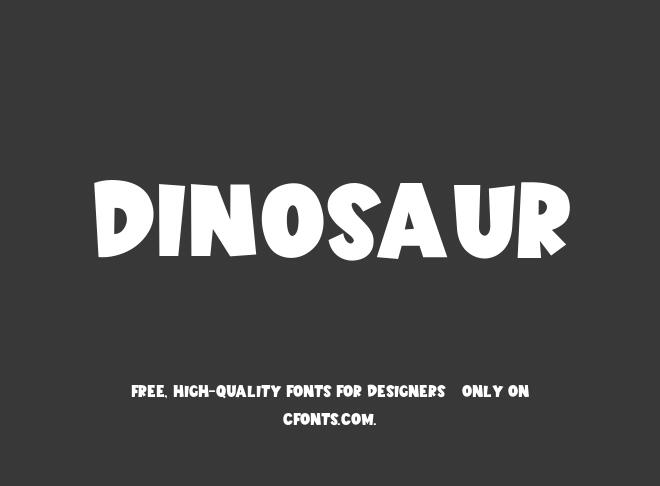 Dinosaur Font