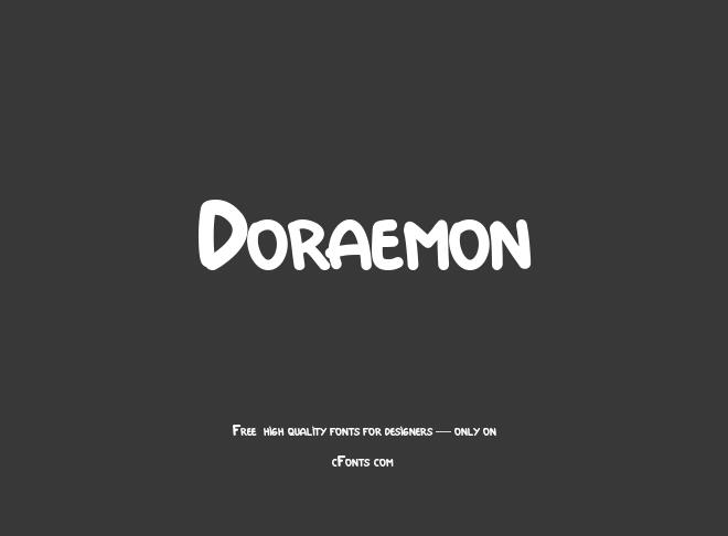 Doraemon Font
