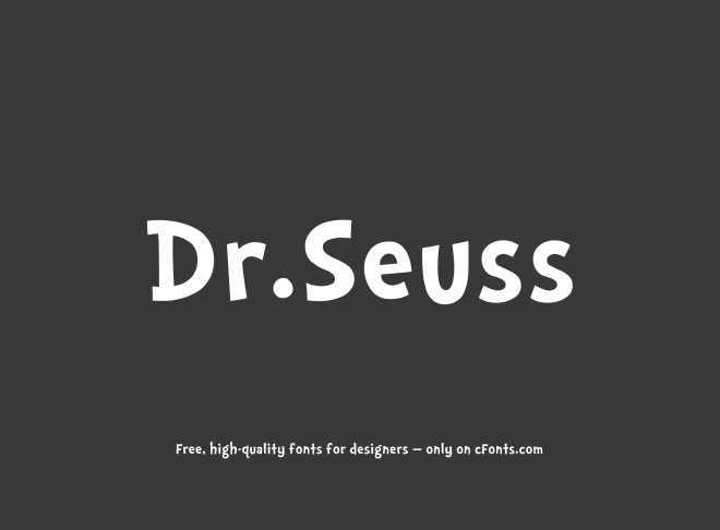 Dr. Seuss Font