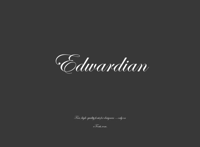Edwardian Font