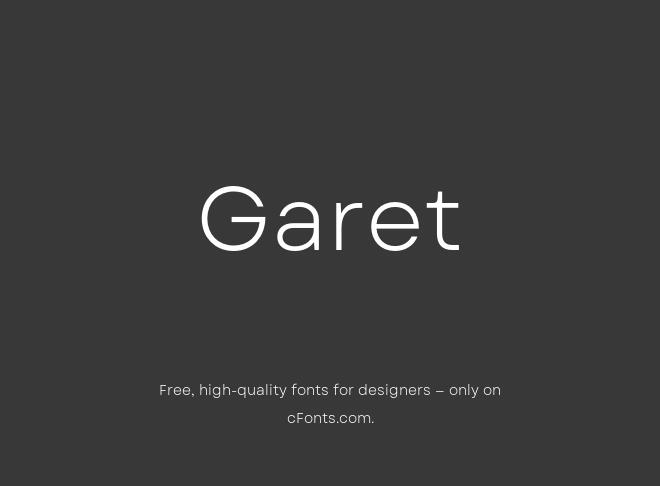Garet Font