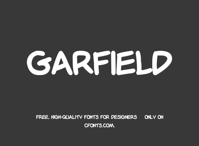 Garfield Font