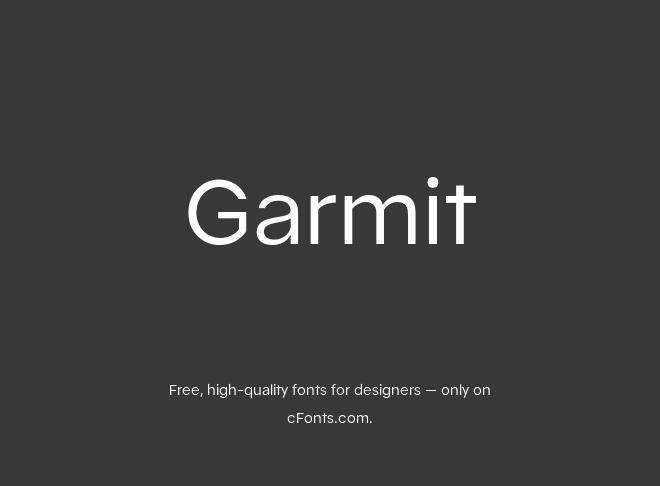 Garmit Font
