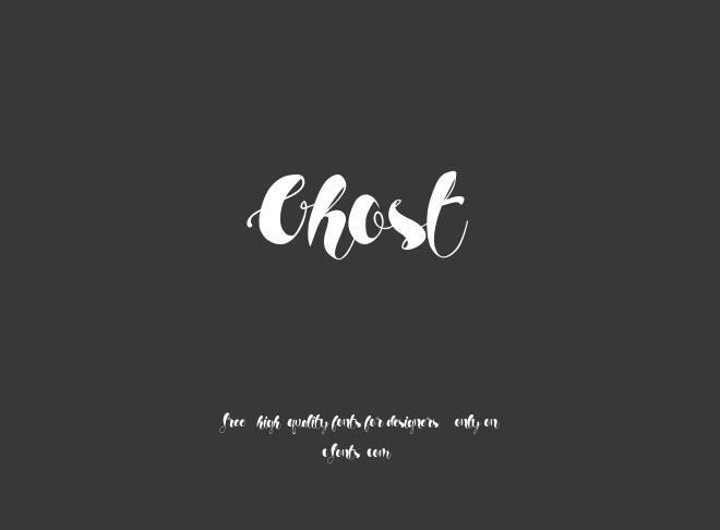 Ghost Font
