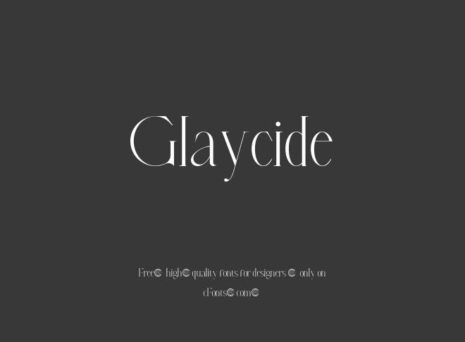 Glaycide Font