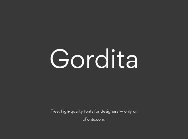 Gordita Font