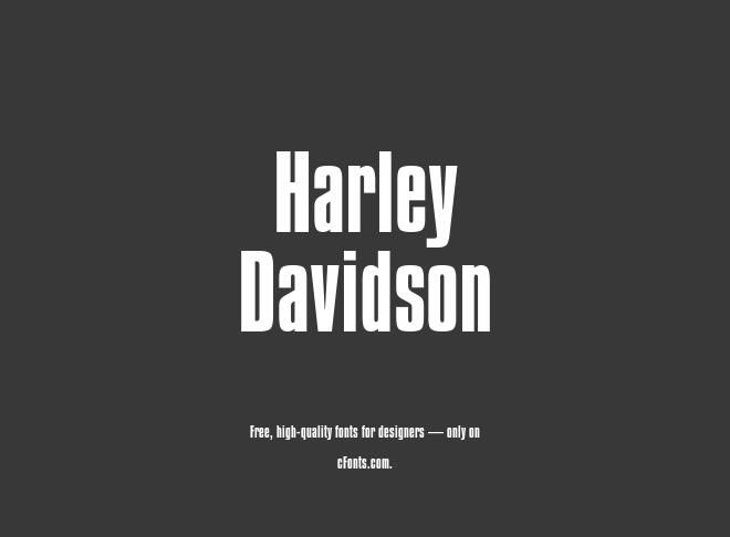 Harley Davidson Font