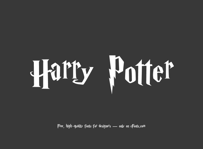 Harry Potter Font