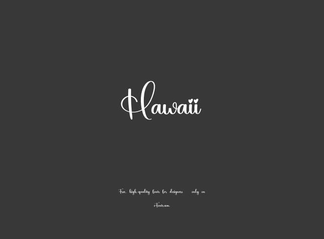 Hawaii Font