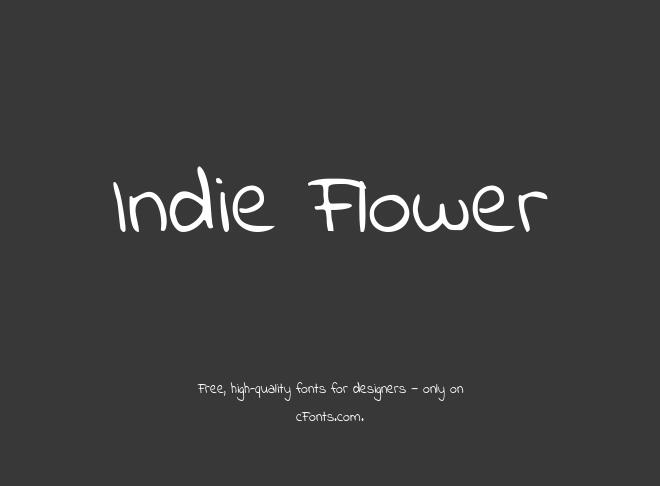 Indie Flower Font