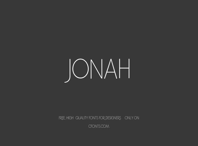 Jonah Font