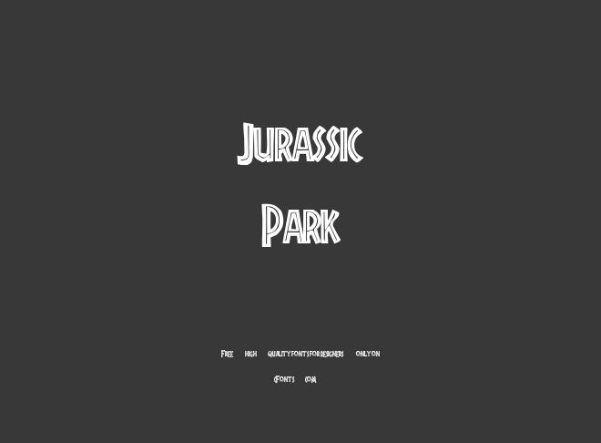 Jurassic Park Font