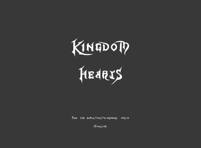 Kingdom Hearts Font
