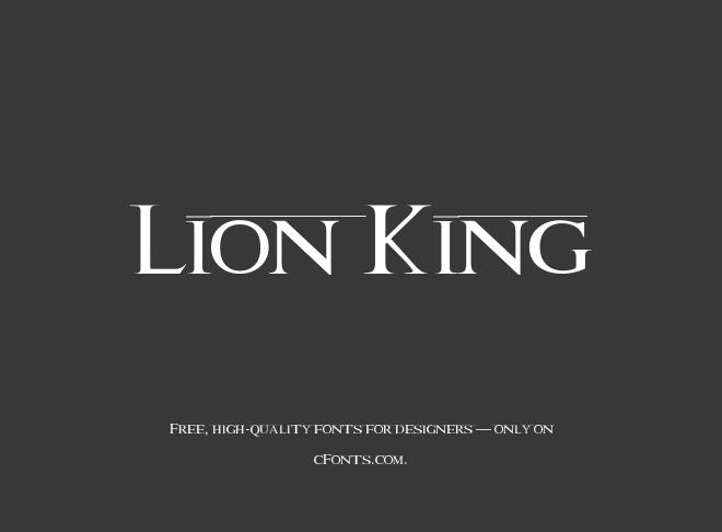 Lion King Font