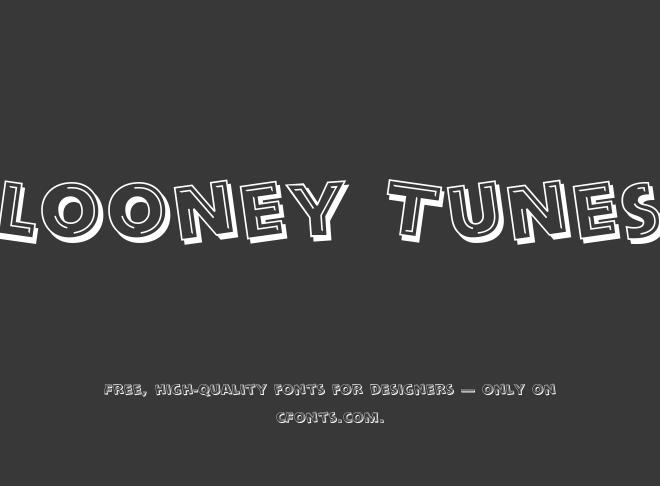 Looney Tunes Font