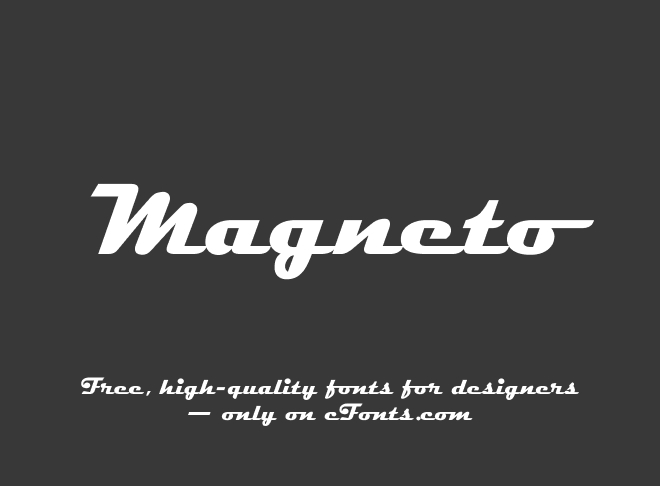 Magneto Font