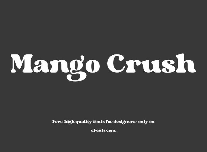Mango Crush Font