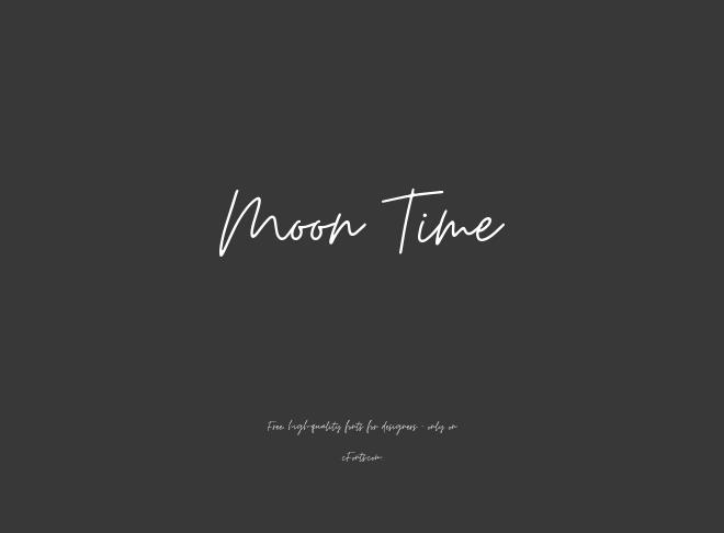 Moon Time Font