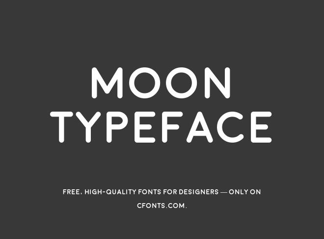 Moon Typeface Font