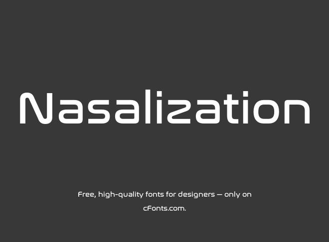 Nasalization Font
