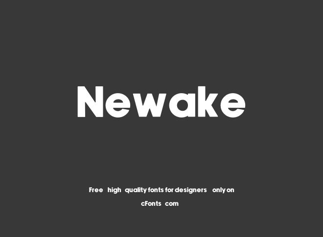 Newake Font