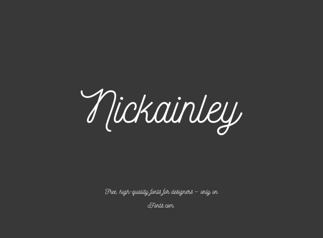 Nickainley Font