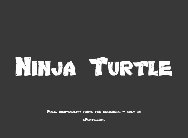 Ninja Turtle Font