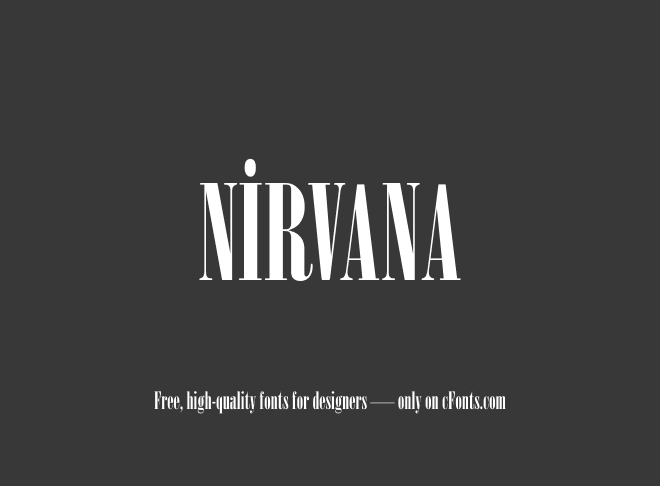 Nirvana Font