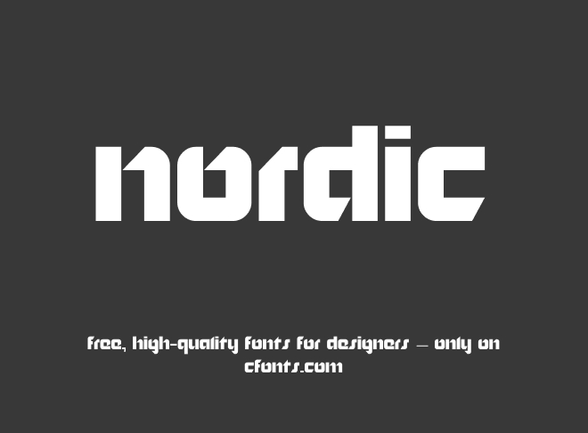Nordic Font