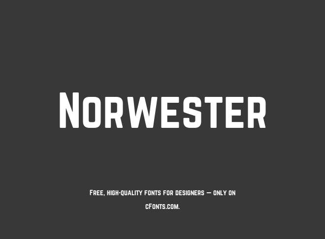 Norwester Font